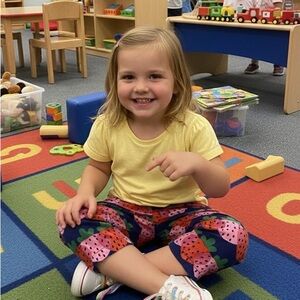 Hanna Andersson Girls Strawberry Print Pants Colorful Size‎ 4